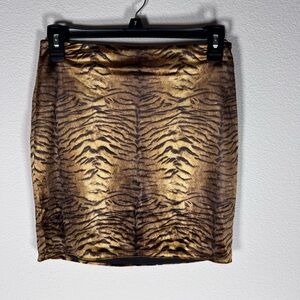 Superdown Animal Print Skirt Size S